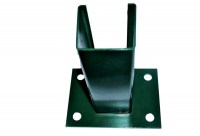 Base Metálica para Poste Q60 Verde